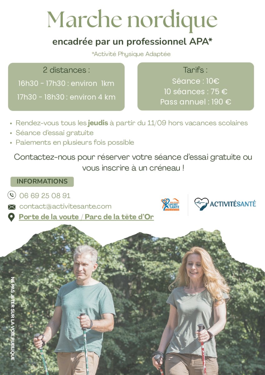 Bilan Activité Physique à Décines-Charpieu - ACTIVIT&SANTE