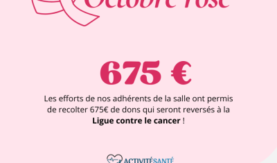 Octobre rose salle MSS ACTIVITESANTE décines