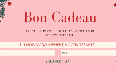 bon cadeau activité physique 