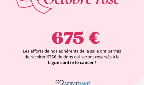 Octobre rose salle MSS ACTIVITESANTE décines