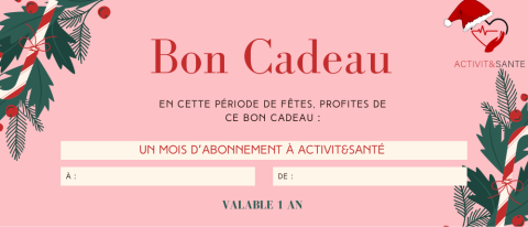 Bon cadeau Activité Physique à Décines-Charpieu