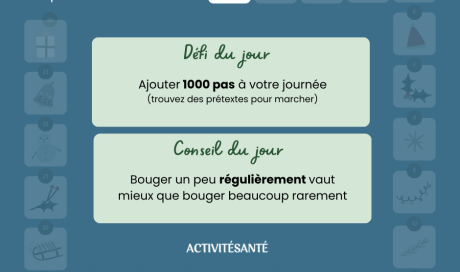 Calendrier avent ACTIVITESANTE